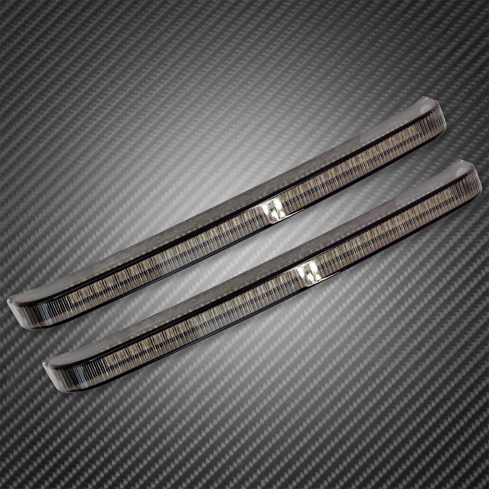 Sacoche de moto fumée à LED, frein fluide, clignotant, lumière d'appoint pour Harley Touring, 2014-2