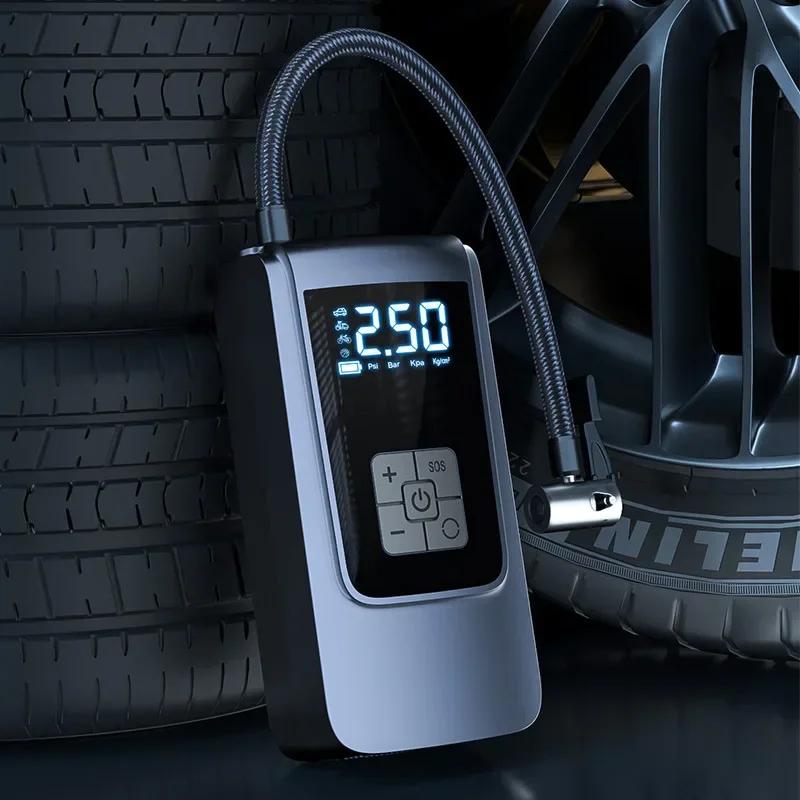 Compresseur d'air pompe à Air pour voiture Portable gonfleur de pneu électrique moto pompe compresse