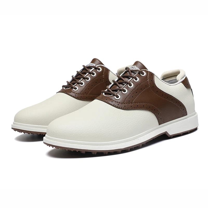 Chaussures de Golf universelles quatre saisons homme - Imperméables respirantes avec système BOA à aiguille fixe