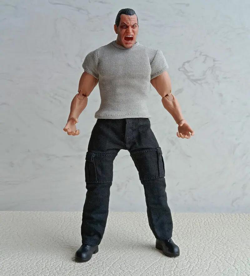 E4-12 1/12 échelle noir combat salopette pantalon d'atelier Fit 6 "DAM 3ATOYS Action Figure