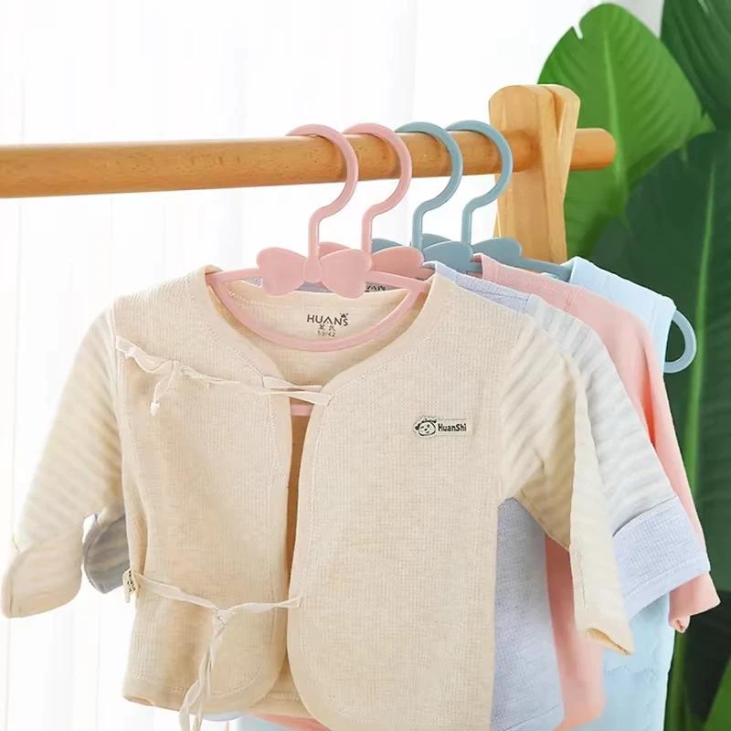 5/10/20/30/50pcs de cintres pour enfants en plastique Portable serviette écharpes cintres enfants vê