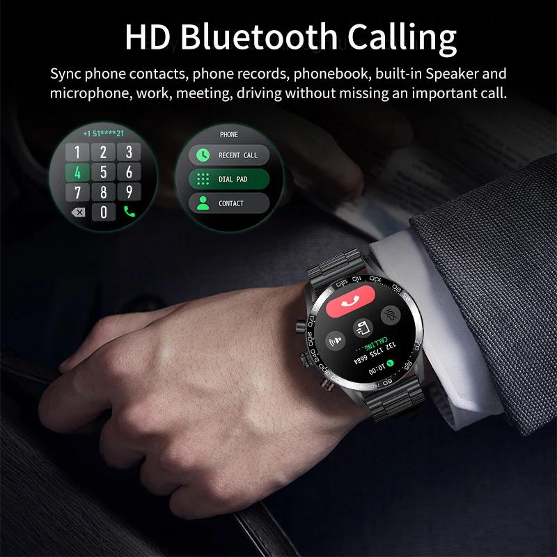 LIGE-Montre intelligente à écran HD AMOLED pour homme, appel Bluetooth, bracelet étanche IP67, entiè