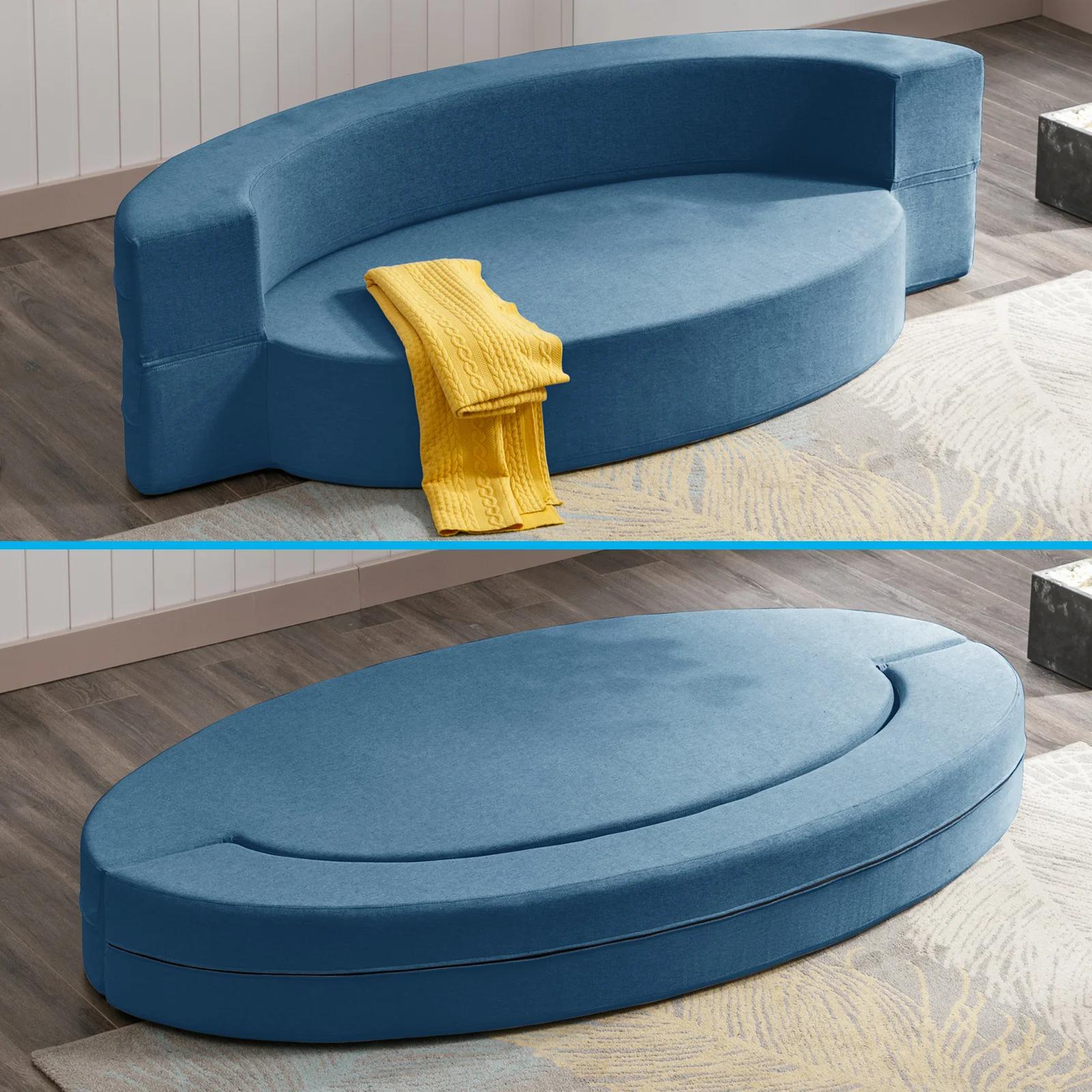 HORGgland-Canapé-lit pliant narO, canapé-lit, chaise longue pour invités, matelas de sol convertible