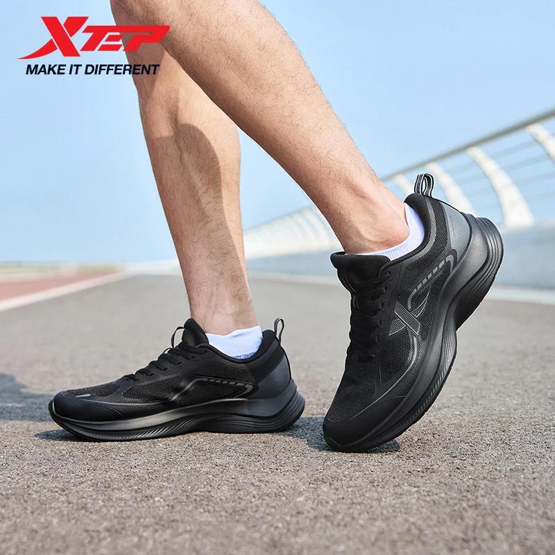 Xtep chaussures de course pour hommes 2025 étape légère Absorption des chocs doux respirant absorban