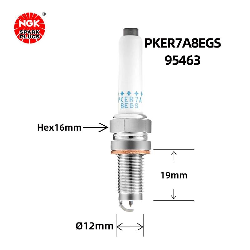 La bougie d'allumage Double platine NGK PKER7A8EGS 95463 convient pour Bora Golf Sagitar POLO Lamand