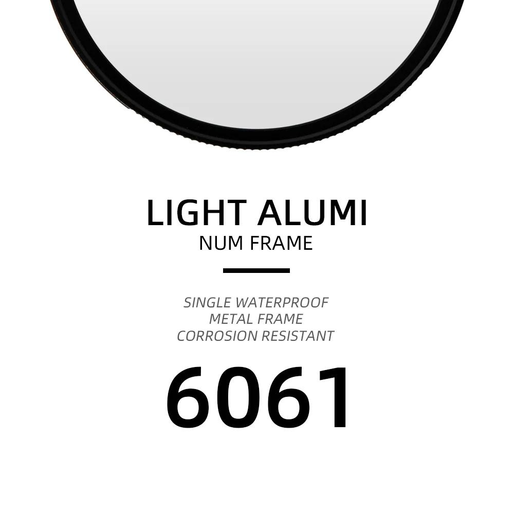 7Artisans-Filtre à brouillard noir, cadre ultra fin, verre optique AGC, revêtement MRC, 1/2mm, 1/4mm