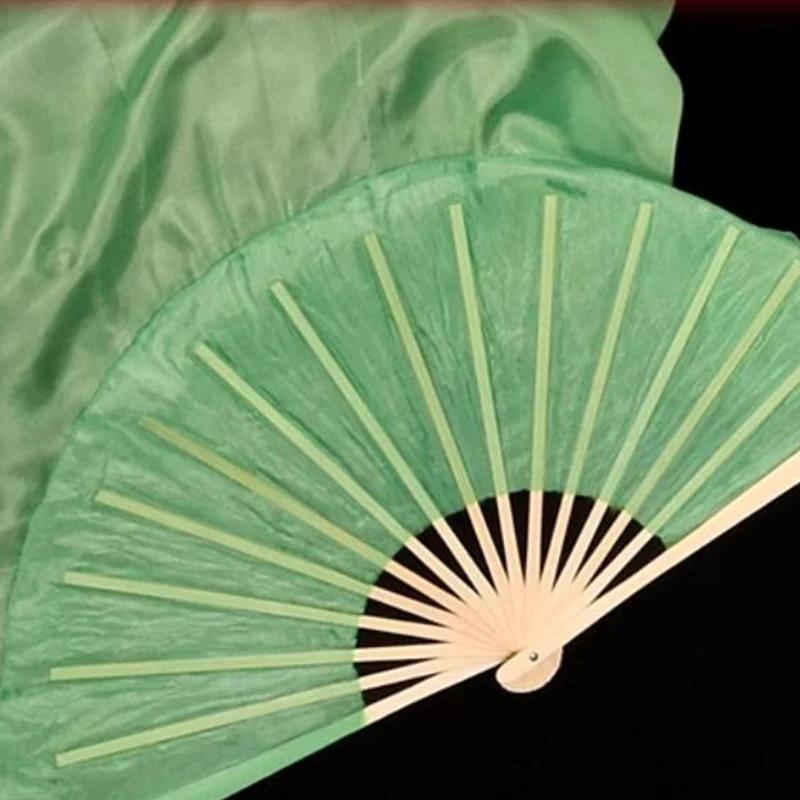 Éventail de danse du ventre en soie dégradée de 180cm, teint à la main, fluide, Extra Long, pour fem