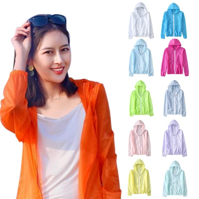 Manteau de Protection solaire respirant à séchage rapide pour femmes et hommes, manteaux légers pour