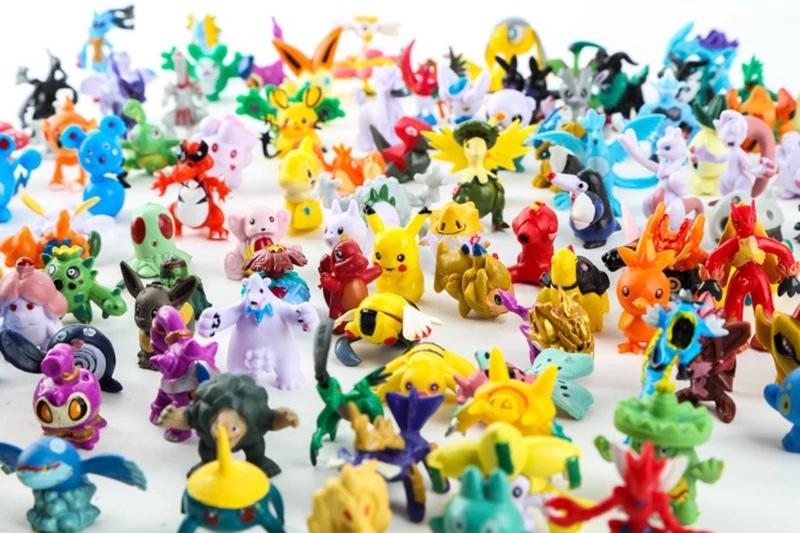 Mini figurines Pokemon Pikachu, 24 pièces, Charizard Charmander écureuil Venusaur, Collection en PVC