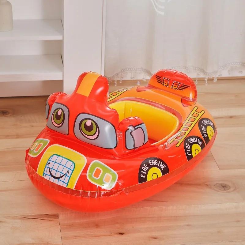 Rooxin flamant cercle de natation bébé infantile flotteur piscine anneau de natation avec parasol si
