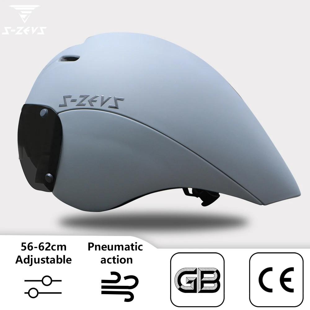 Casque de Triathlon pour hommes et femmes, avec visière de bouclier amovible, léger, pour Triathlon,