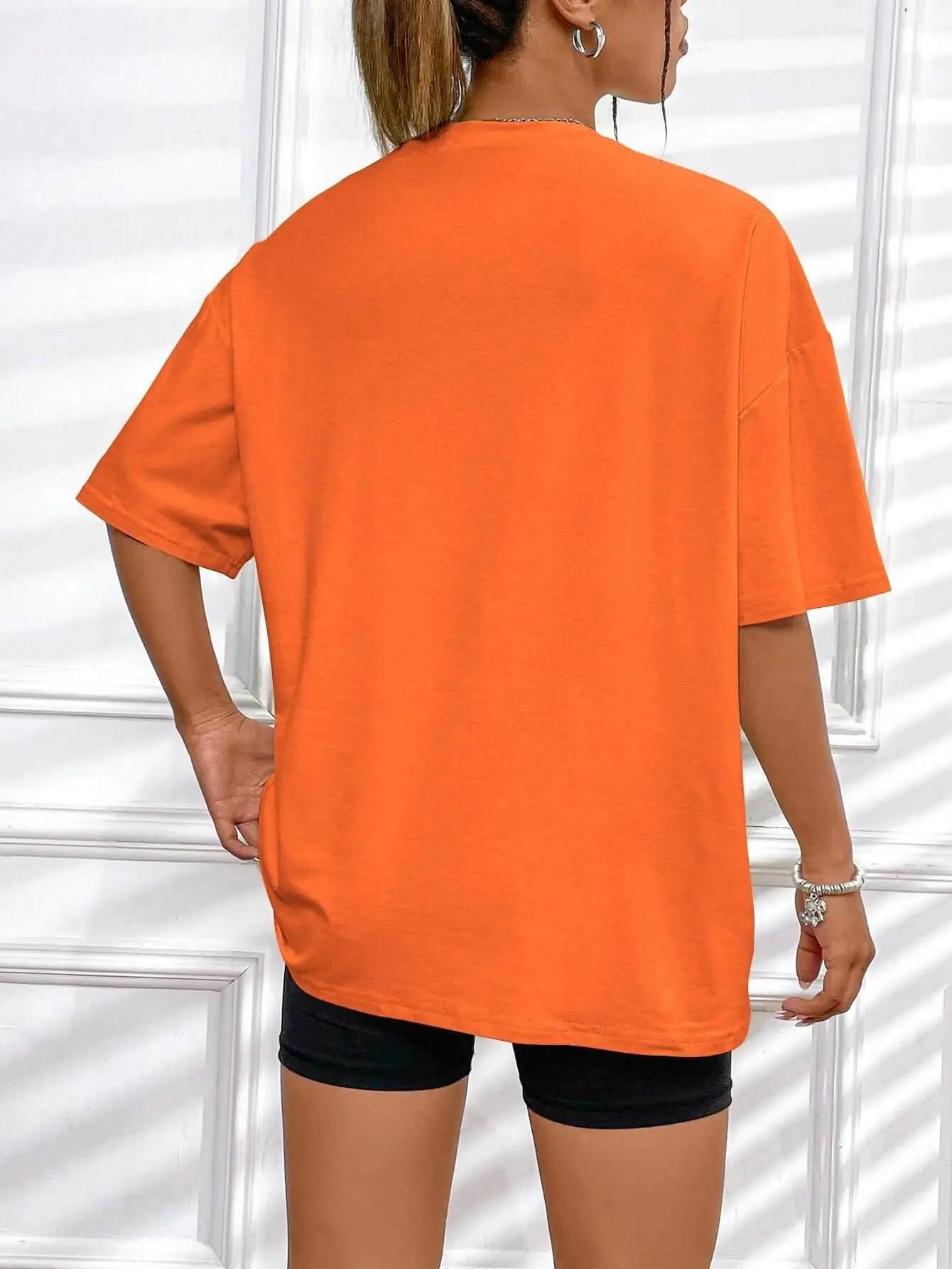 T-Shirts à manches courtes pour femmes, vêtements d'été respirants, décontractés, à la mode, surdime