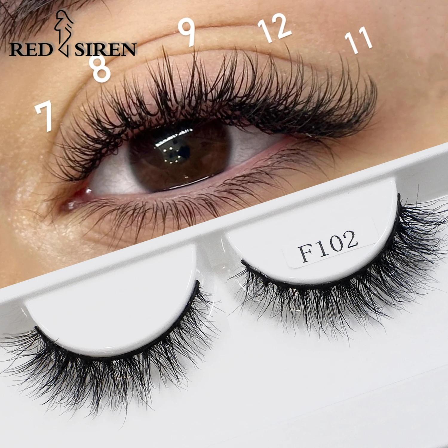 Cils de vison naturels de haute qualité mode classique doux pleine bande cils maquillage 12mm cils d