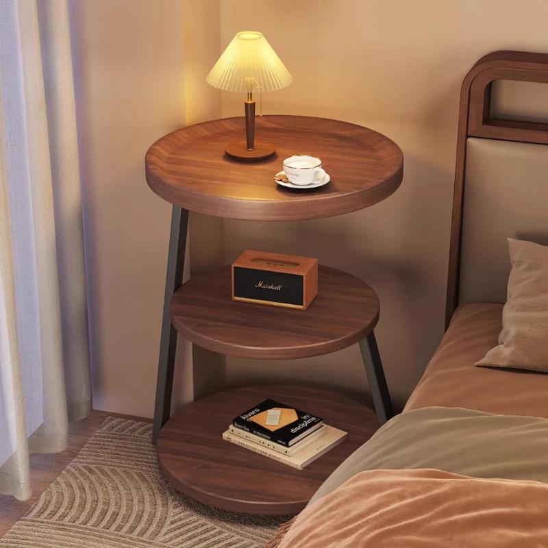 2025 table de chevet de style d'âge moyen, table d'appoint pour canapé, chambre à coucher, petit che
