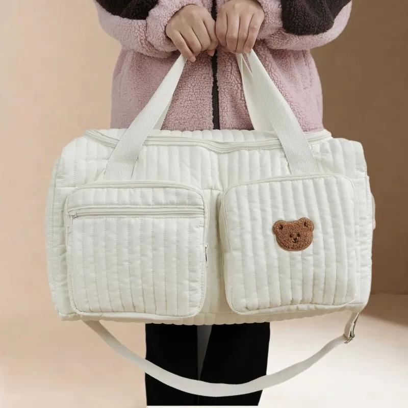 Sac de maman de grande capacité pour femmes, fourre-tout pour couches de bébé, sacs à bandoulière en