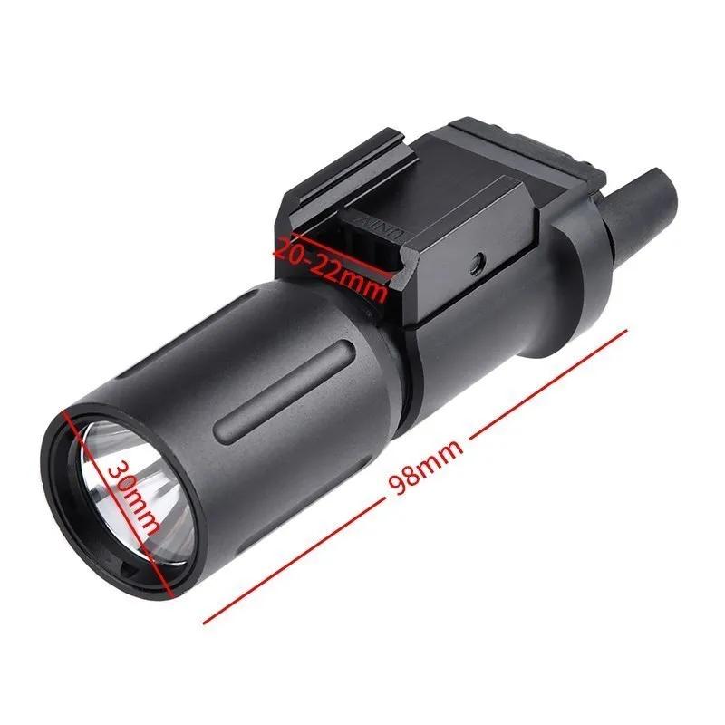 Lampe torche tactique Airsoft PLH-V2 PL--350 pour pistolet de chasse, 1000 Lumens, lumière LED haute