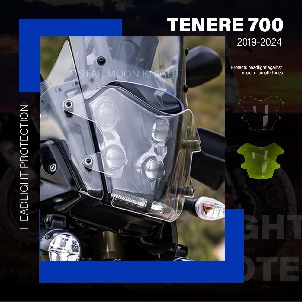 Protecteur de phare en acrylique, accessoires de moto, couvercle de protection pour YAMAHA Tenere 70