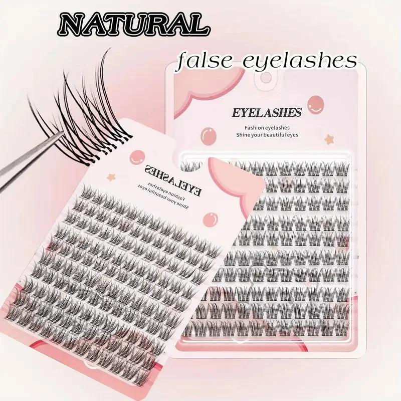 Ensemble de faux cils faciles à coller, style dessin animé épais d'apparence naturelle, adapté aux d