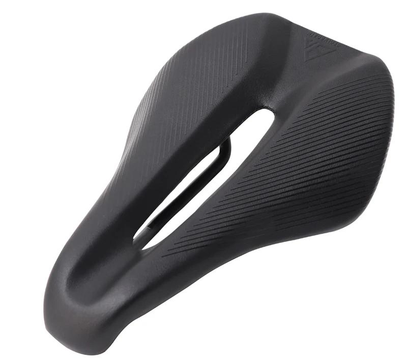 Selle de vélo pour femmes, large selle de vélo de route creuse et respirante pour le cyclisme, siège