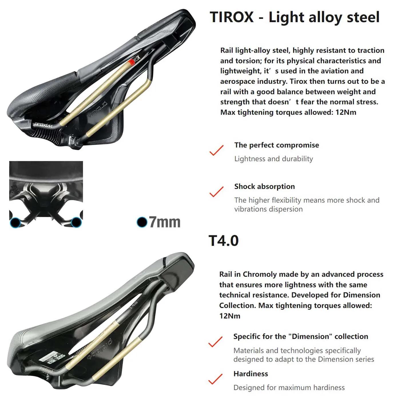 Dimension originale 143 PRO STN/Triox Rail selle de vélo de route conception creuse selle à nez cour