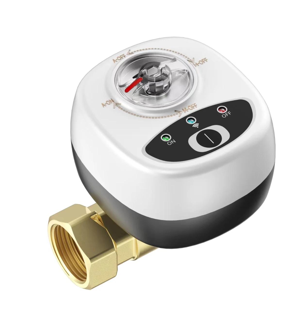 Vanne intelligente pour eau et gaz, commande vocale à distance via application, alarme automatique d