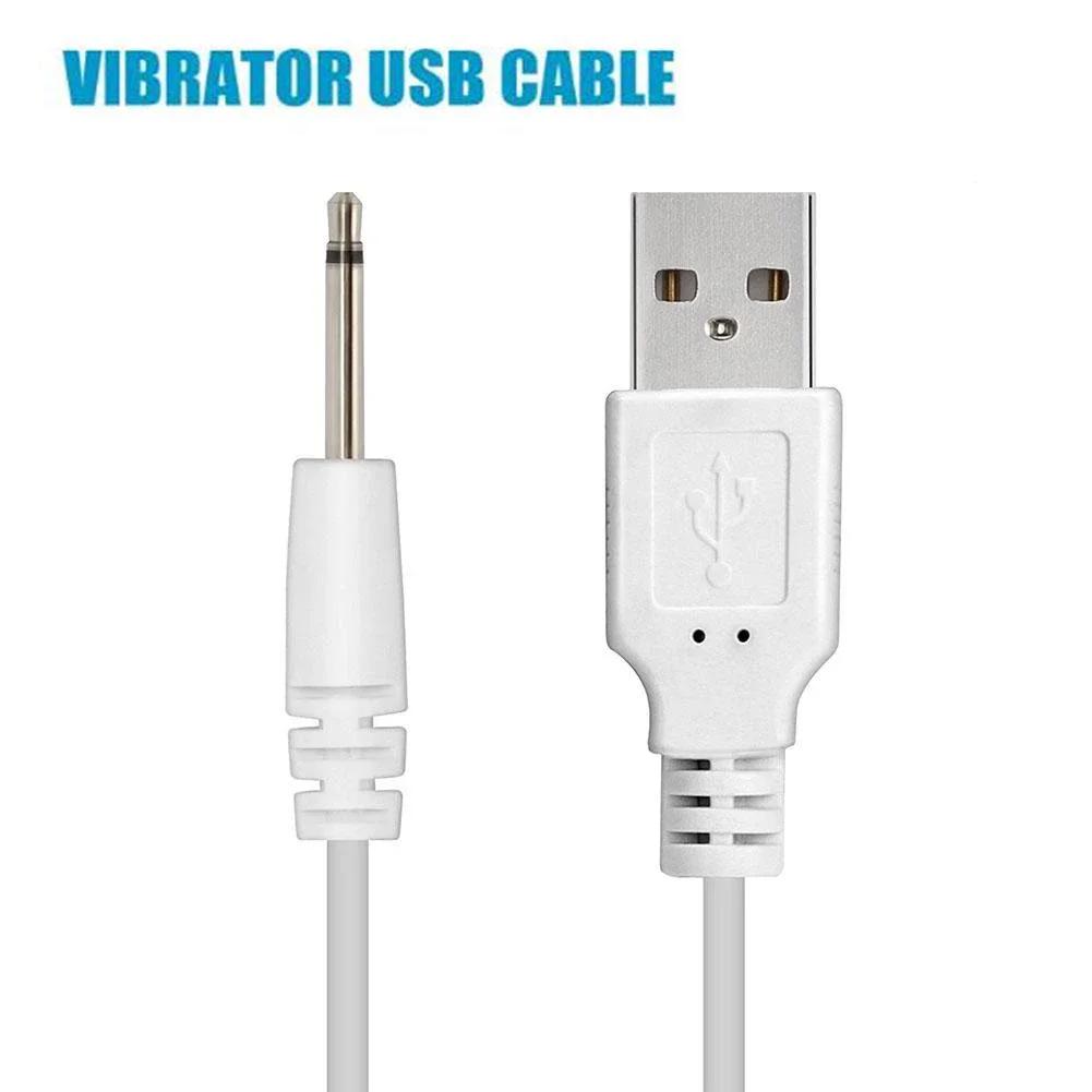 Câble chargeur USB DC 2.5 pour vibromasseur, aste, pour jouets adultes, accessoires de massage, alim