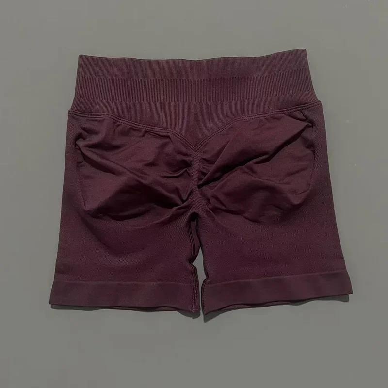 Shorts de sport HISTELLO 4,5 pouces pour femme, shorts de yoga sans couture taille basse, leggings d
