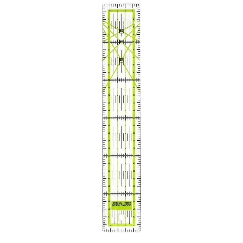 Règle de Patchwork de Quilting de 15cm, 1/2 pièces, règle de coupe de tissu, règles de couture en ac