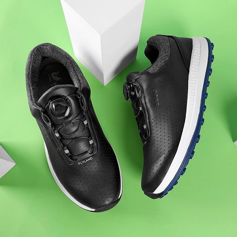 Chaussures de golf à semelle optique solide, baskets de sport en maille respirante, baskets à struct