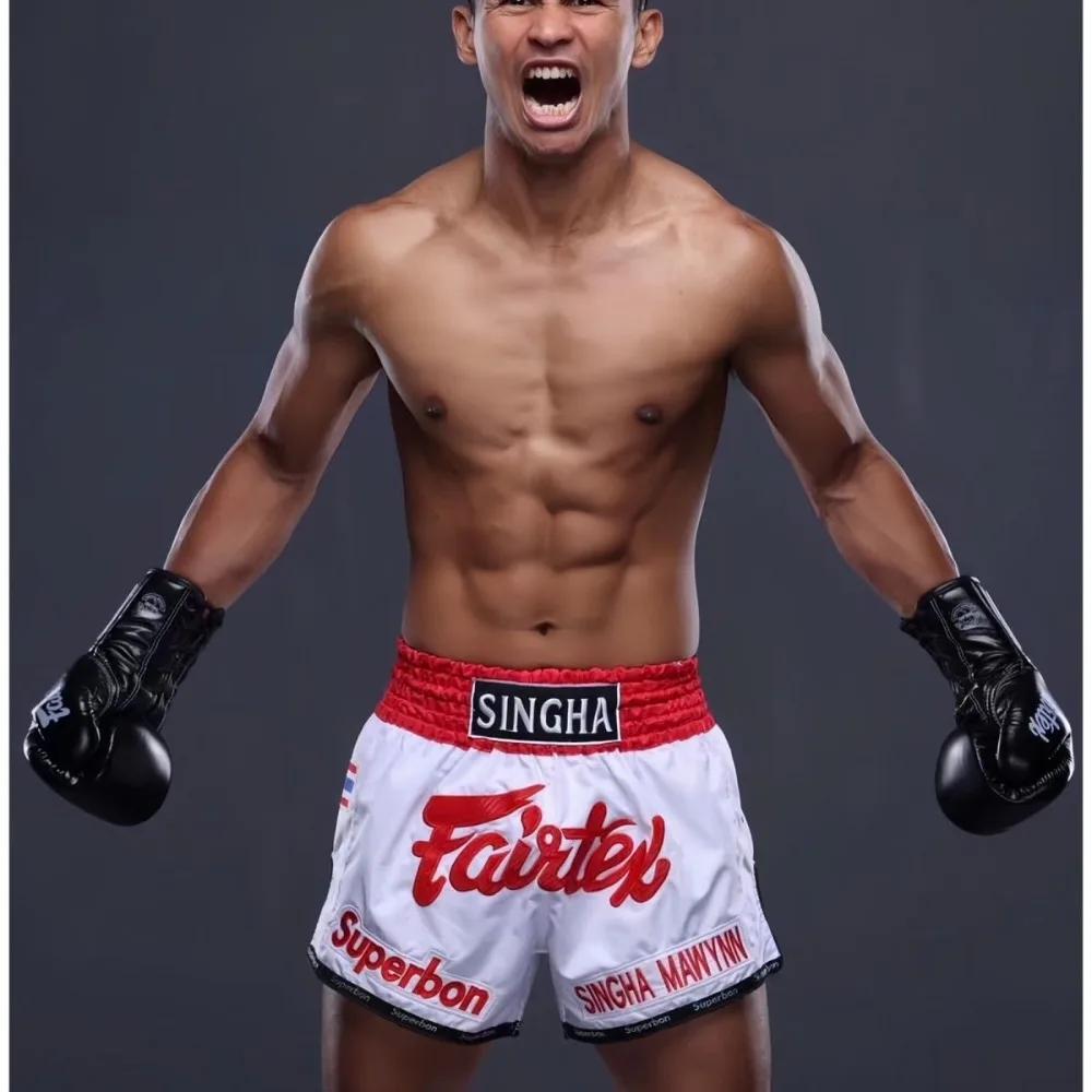 Short Muay Thai Fairtex unisexe boxe MMA - Pantalon entraînement kickboxing combat fitness
