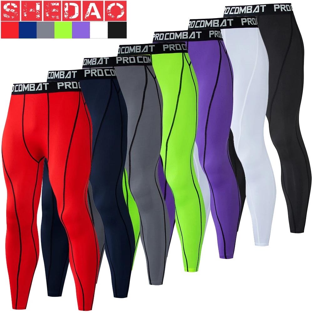 Gym hommes Fitness course pantalons de Sport athlétisme Leggings serrés Joggings maigre Yoga pantalo