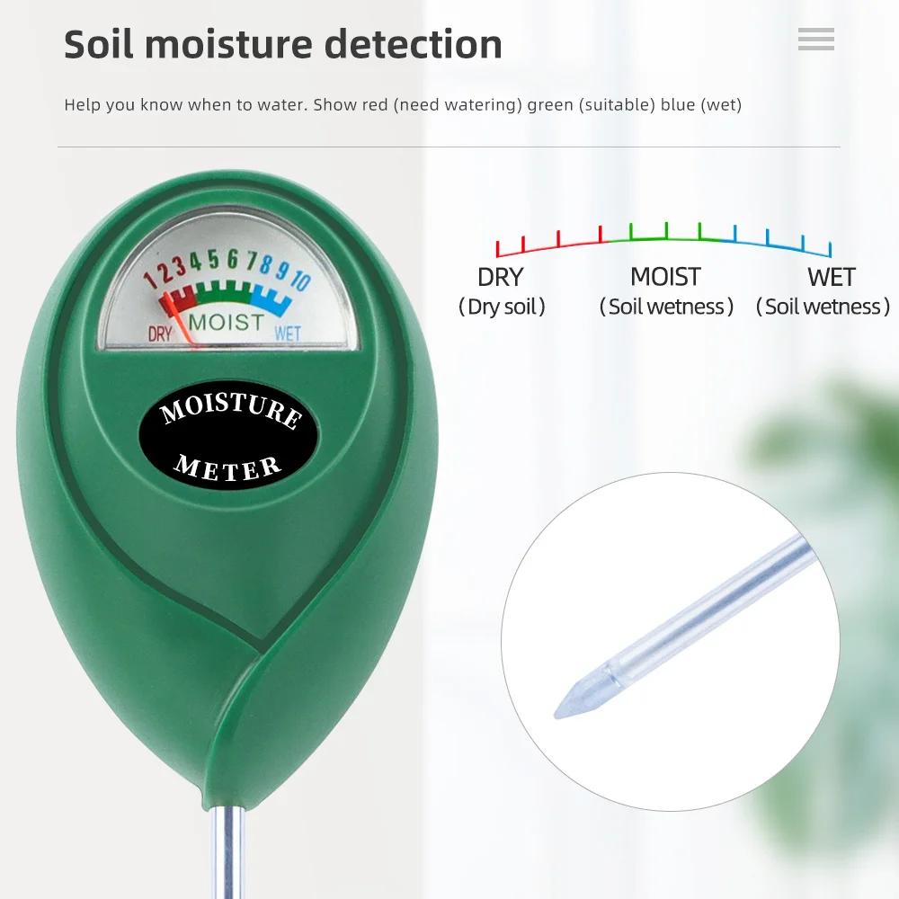 Humidimètre du sol, Test d'arrosage des plantes, moniteur d'humidité du sol, détecteur, hygromètre, 