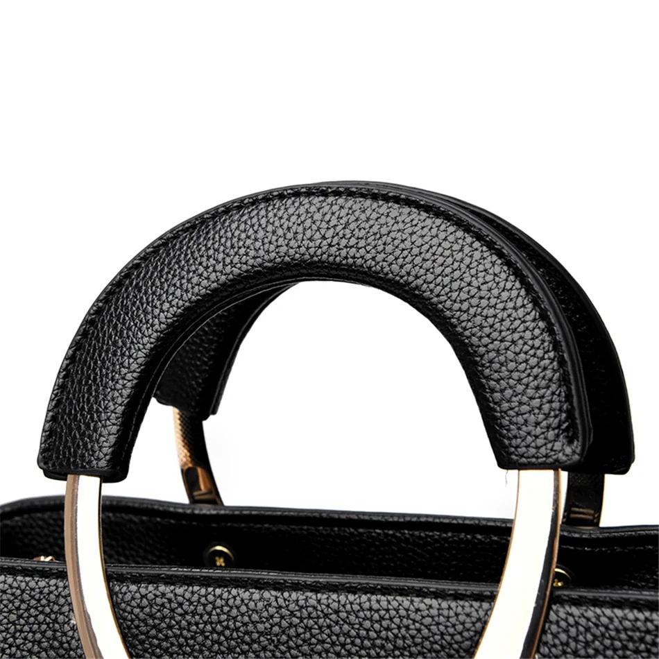 VANDERWAH véritable haute qualité en cuir Pu fourre-tout décontracté sacs à main de luxe femmes sacs