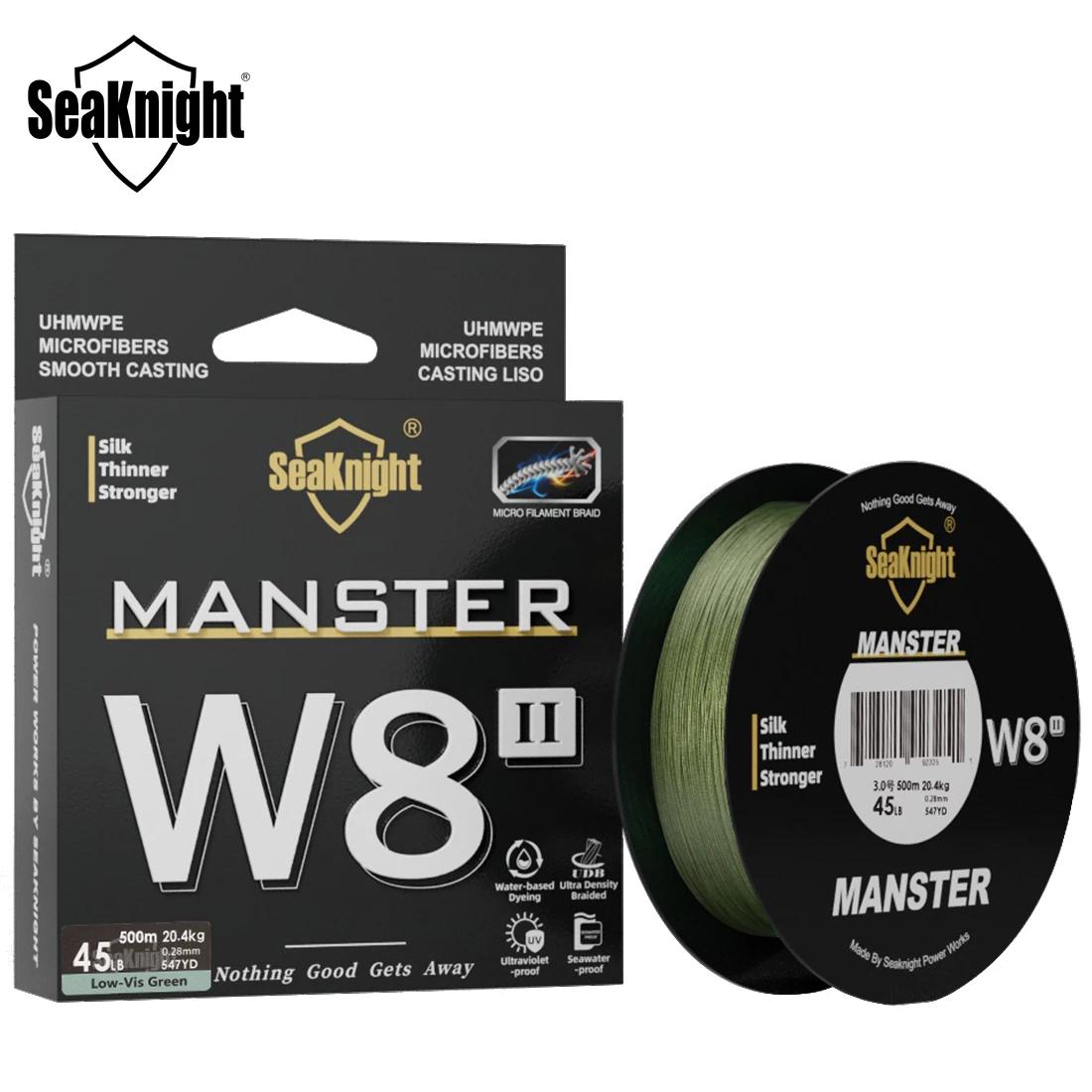 SeaKnight nouveau MONSTER/MANSTER W8 II 150M 300M 500M 8 brins moulage tresse ligne de pêche 15LB-10