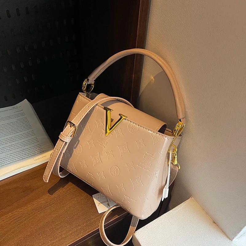 Sac messager élégant pour femme 2026, sac à bandoulière en cuir de haute qualité pour femme avec sty