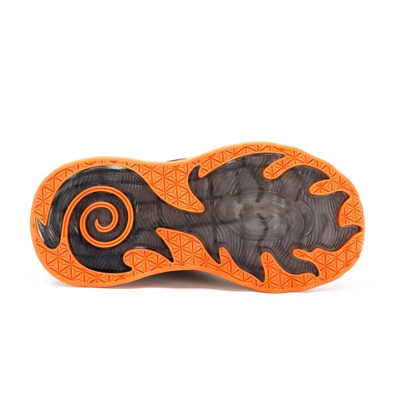 EXDINO 2-6Y enfants LED Giganotosaurus automne cuir chaussures lumineuses garçons dinosaure petits e