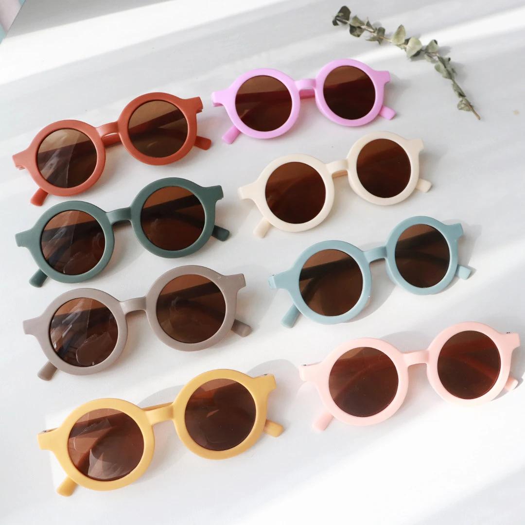 Lunettes de soleil mignonnes pour bébé, lunettes de soleil pour enfants, outil de photographie en pl