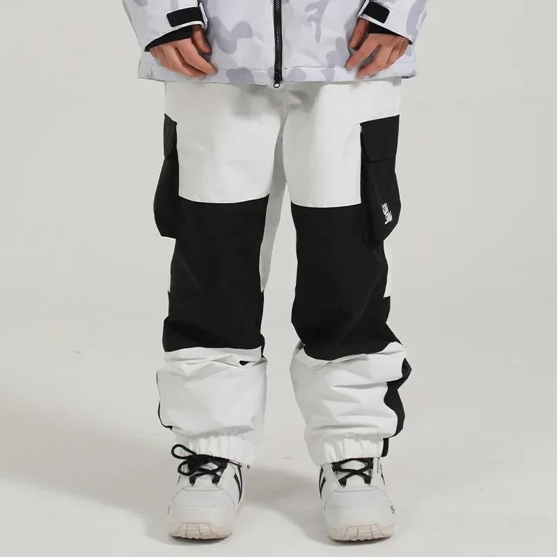 Vêtements de Ski pour hommes et femmes, pull à capuche, tendance réfléchissante, combinaisons de Ski
