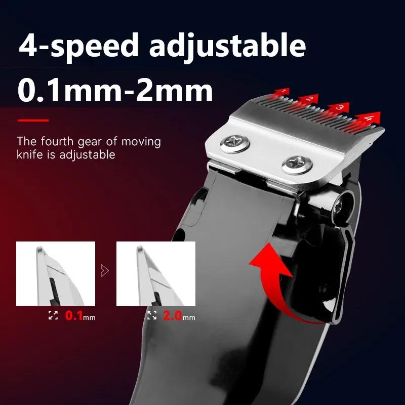 Kemei tondeuse à cheveux professionnelle tondeuse à cheveux Rechargeable pour hommes rasoir Machine 