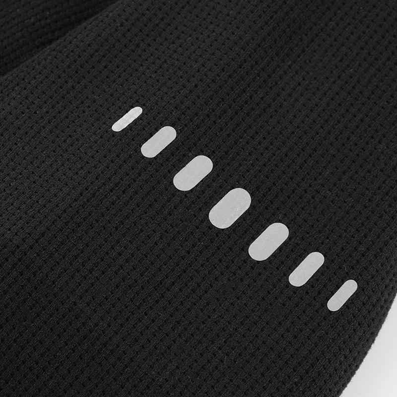 T-shirt réfléchissant manches longues homme sport - Manteau noir respirant gym jogging fitness