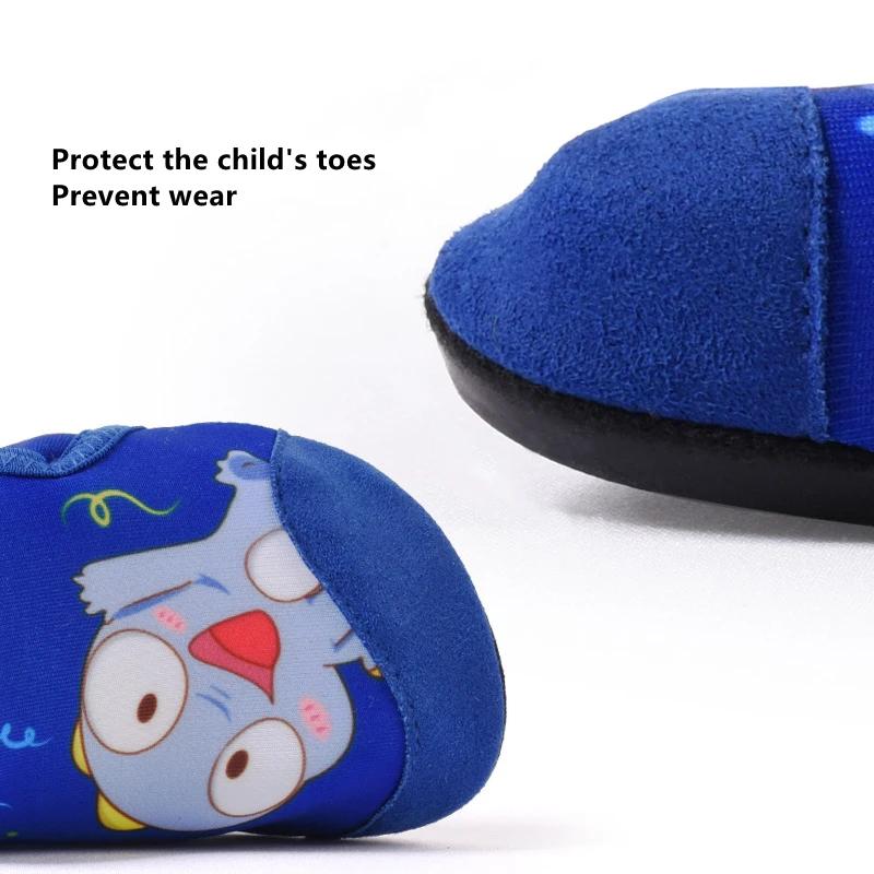 Chaussures de natation d'été pour enfants, chaussures d'extérieur, pataugeoire de plage, séchage rap
