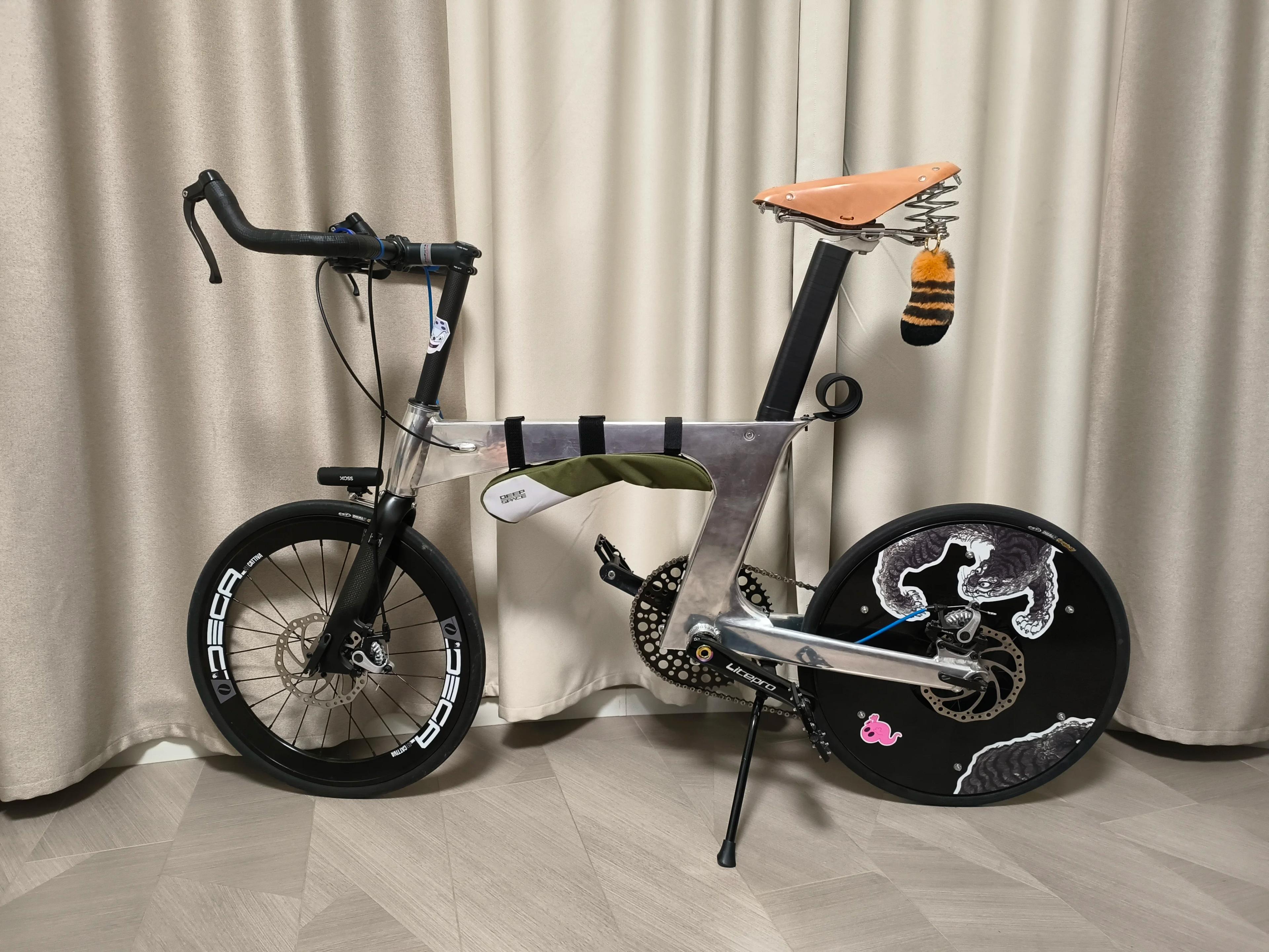 FREE-Vélo dehors Selle Cyclisme Accessoires Rétro Vintage Vélo Selle Pur Peau De Vache À La Main bau