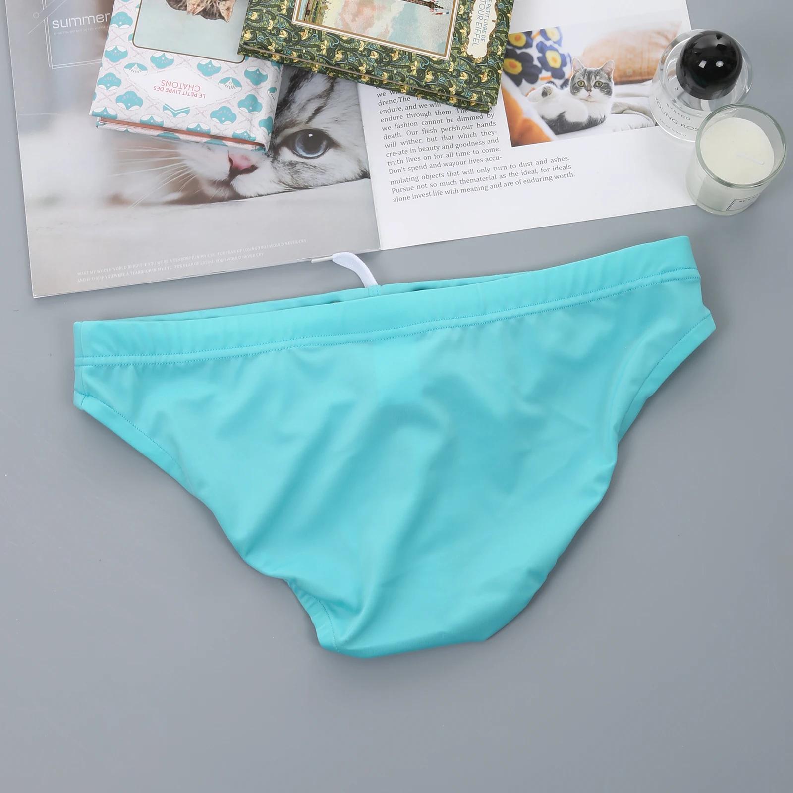 Slip Sexy pour hommes, maillot de bain, vêtements de plage, taille basse, sous-vêtements, maillot de
