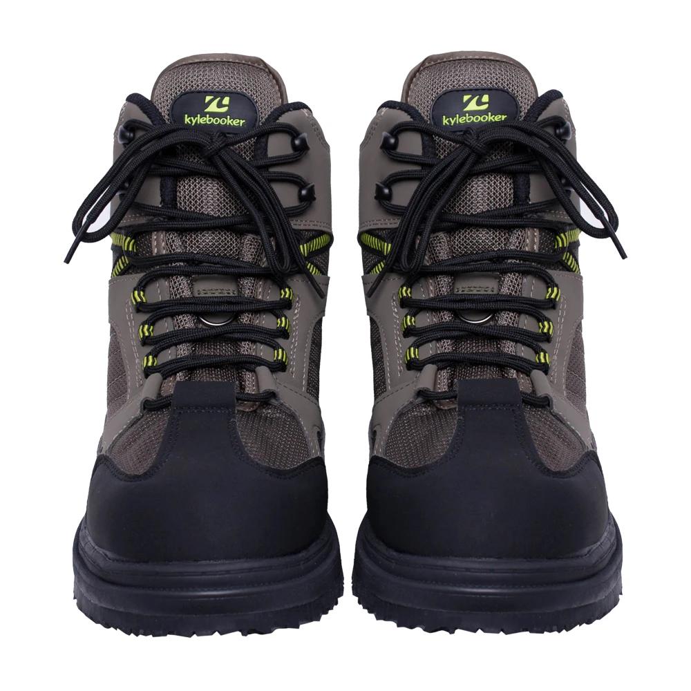Bottes de pataugeoire de pêche pour hommes, chaussures en amont respirantes, antidérapantes, pour l'