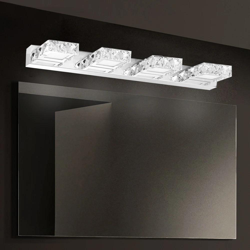 LOYALHEARTD-Lumière de vanité en cristal à LED, applique murale de toilette moderne, miroir avant, l