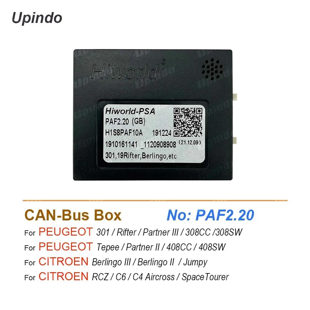 Adaptateur décodeur de voiture, boîte de Bus CAN, pour Peugeot 308 408 Rifter Partner tipee, pour ci