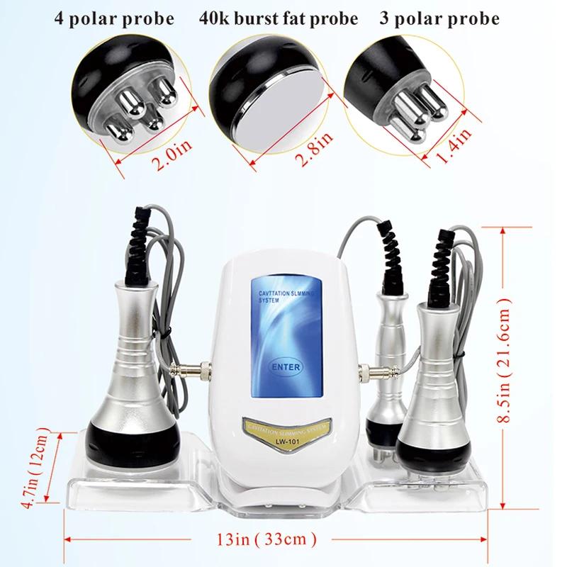 Machine de cavitation amincissante pour le corps, raffermissement de la peau, lifting du visage, rem