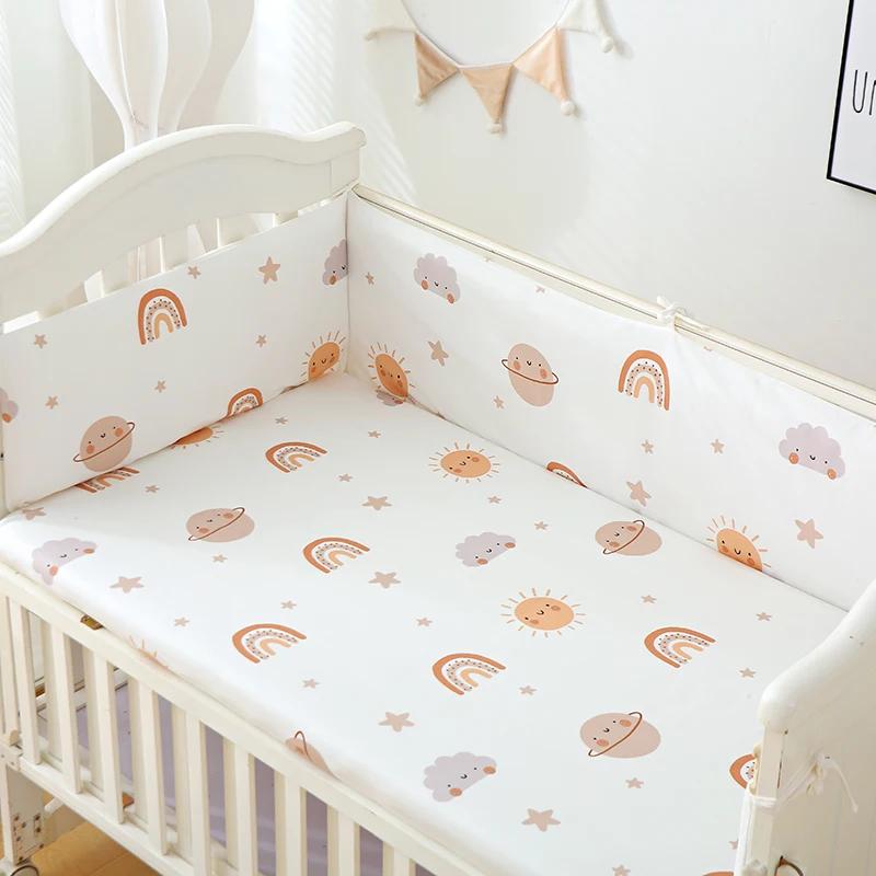 Rail de protection pour berceau de bébé, rembourrage doux, doublure de pare-chocs pour berceau de bé