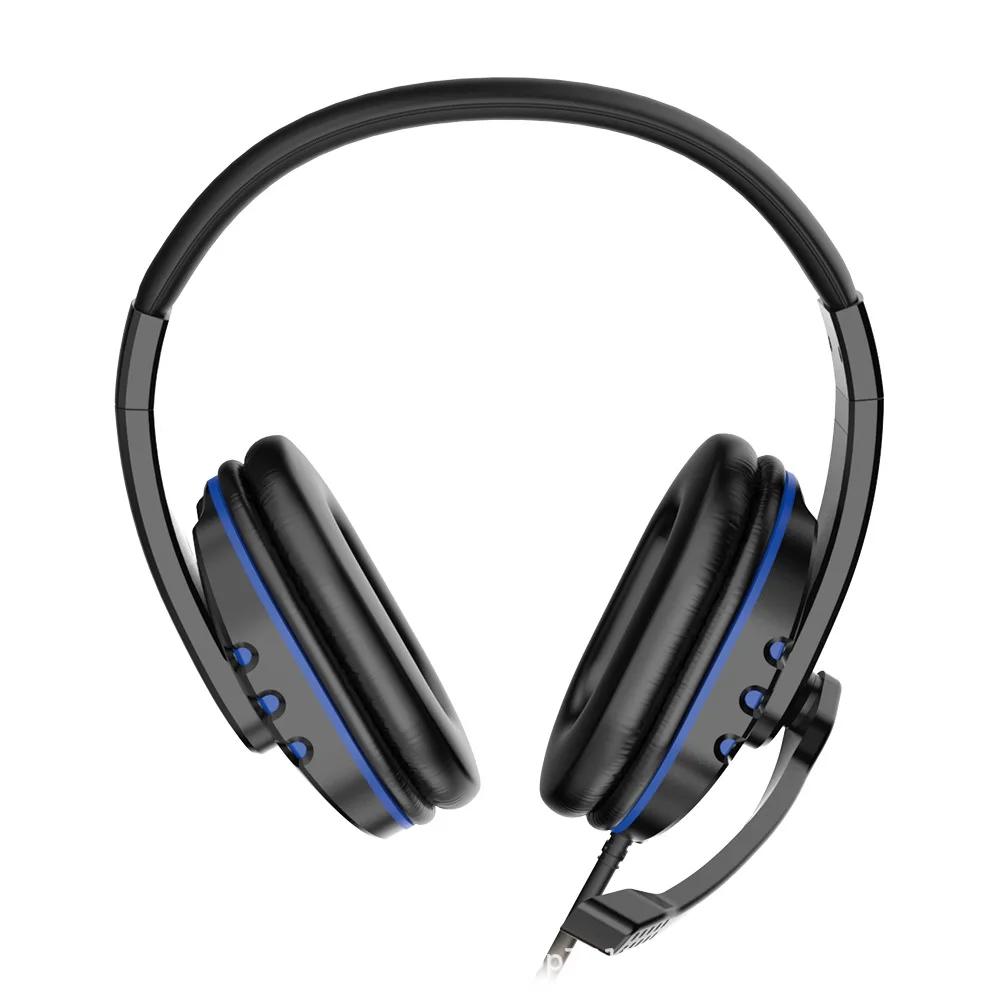 Écouteurs de jeu filaires 3.5mm, casque d'écoute, suppression du bruit, avec Microphone, contrôle du
