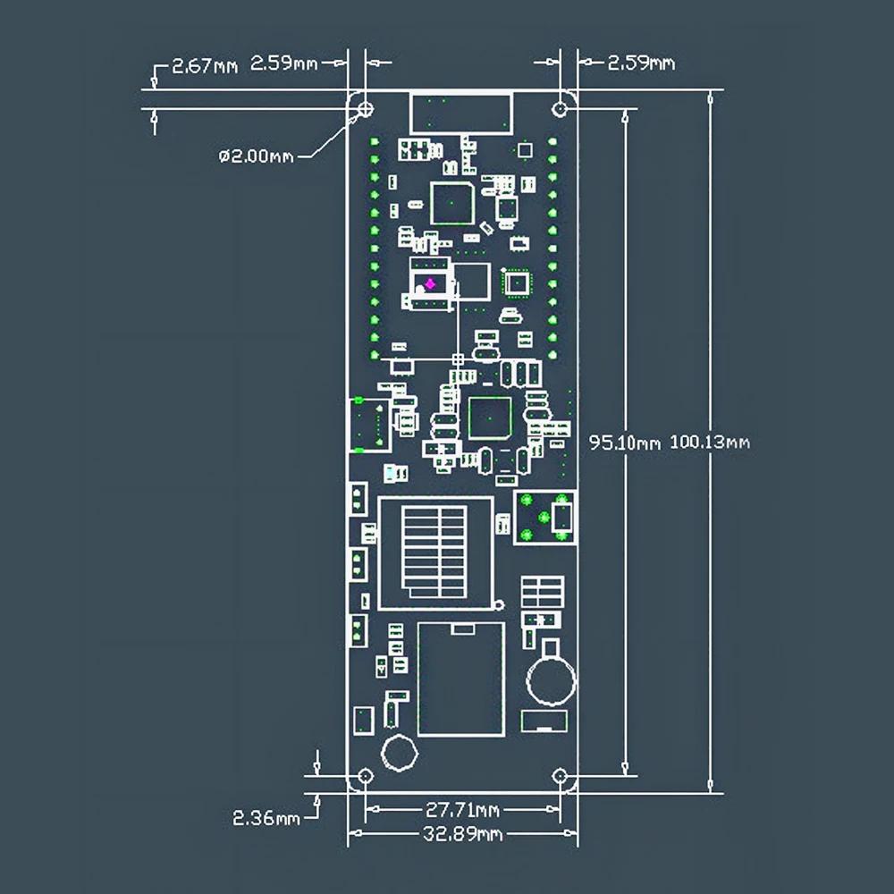 LILYGO® TTGO T-Beam ESP32 Carte de développement LoRa 433MHz 868MHz 915MHz 923MHz SX1278 SX1262 SX12